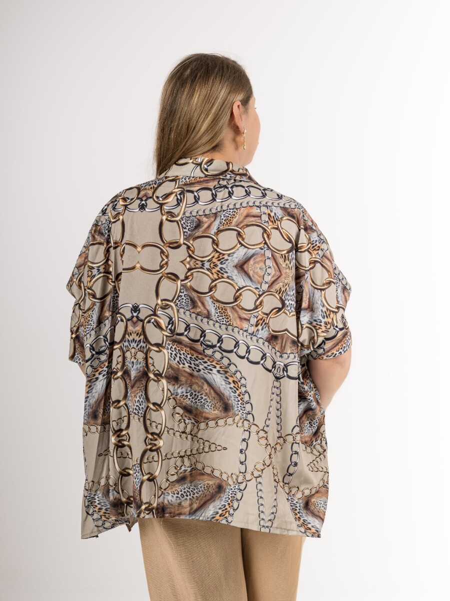 Camisa de seda Turkia Camisa de seda Turkia