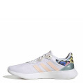 Championes de Mujer Adidas QT Racer 3.0 Blanco - Anaranjado - Metalizado