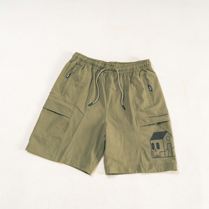 Short Logo Bermuda Nylon Verde