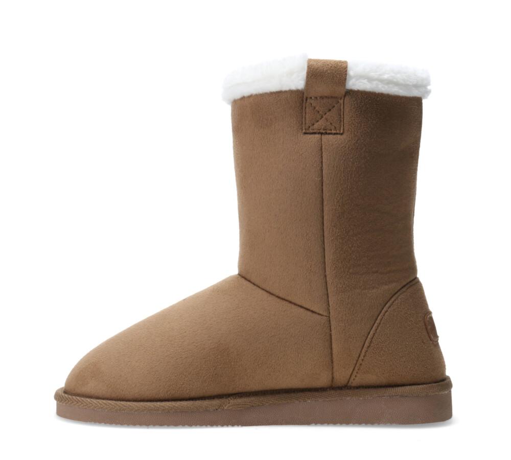 Bota YORK con simil piel Taupe