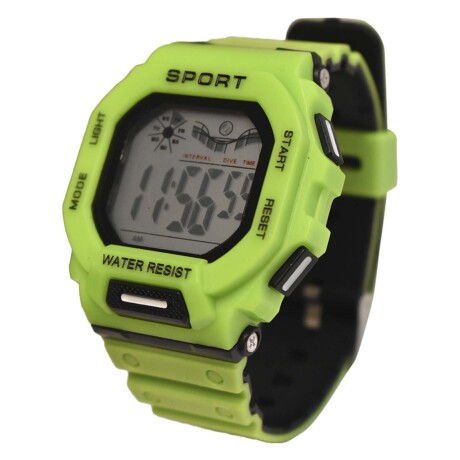 Set Reloj Deportivo Hombre + Auricular YX28 Inalámbrico BT Verde Manzana