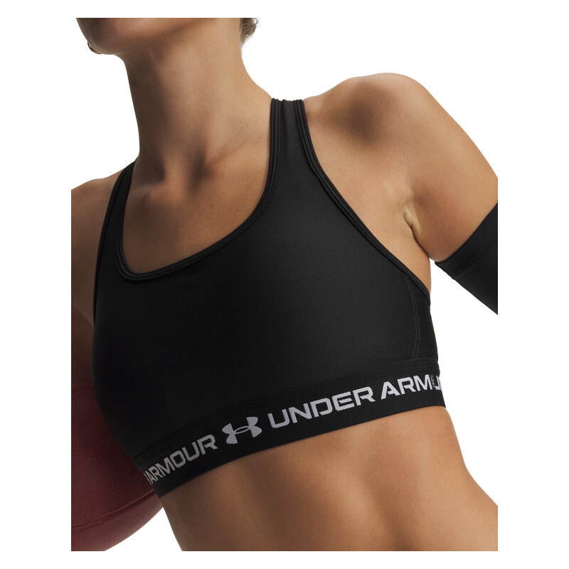 TOP UA Crossback Mid Bra Mujer 1361034-011 Negro