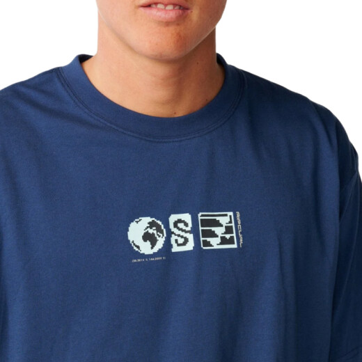 Remera Rip Curl Sseries Vc Digicon - Azul Remera Rip Curl Sseries Vc Digicon - Azul