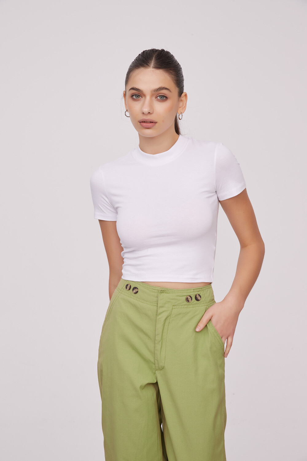 Remera Flored Blanco