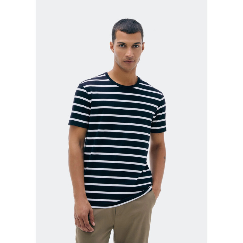 CAMISETA MM MASC AZUL ESCURO