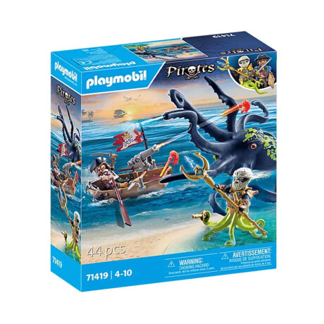 Batalla Marina Pirata Contra Kraken Playmobil 44 Piezas