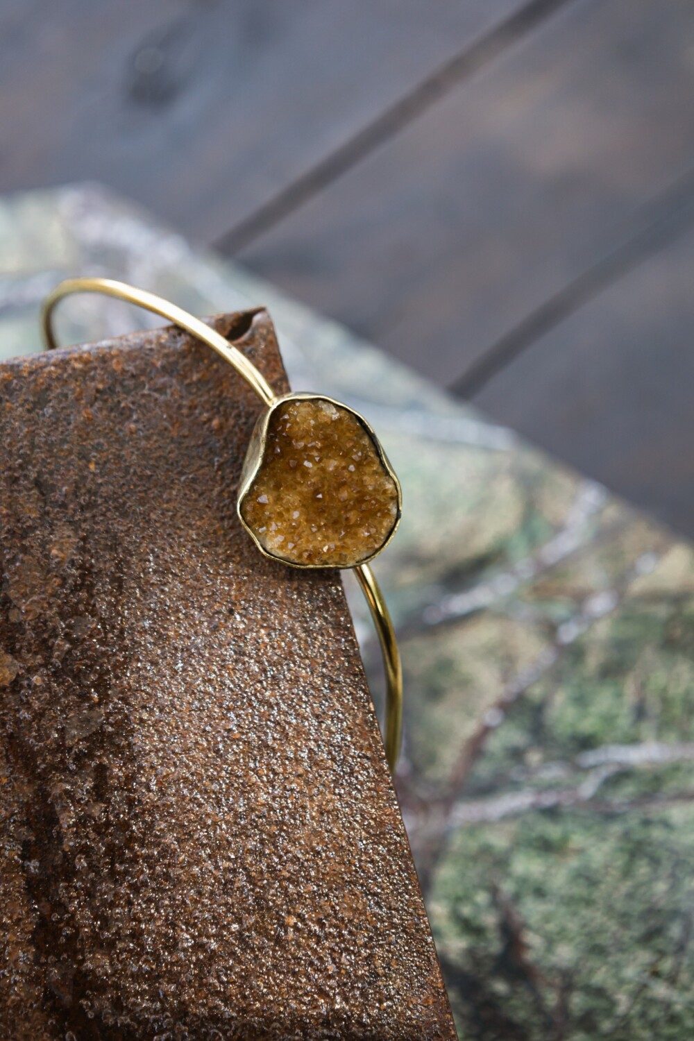 Amatista Choker Caramelo Bronce