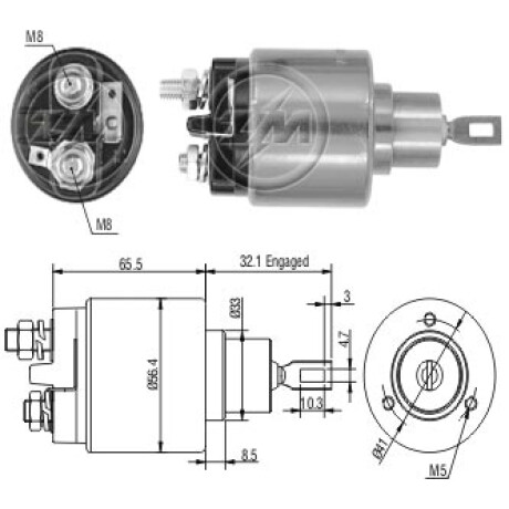 AUTOMATICO DE ARRANQUE FIAT DUNA IK.730 1.7DIESEL ZM AUTOMATICO DE ARRANQUE FIAT DUNA IK.730 1.7DIESEL ZM
