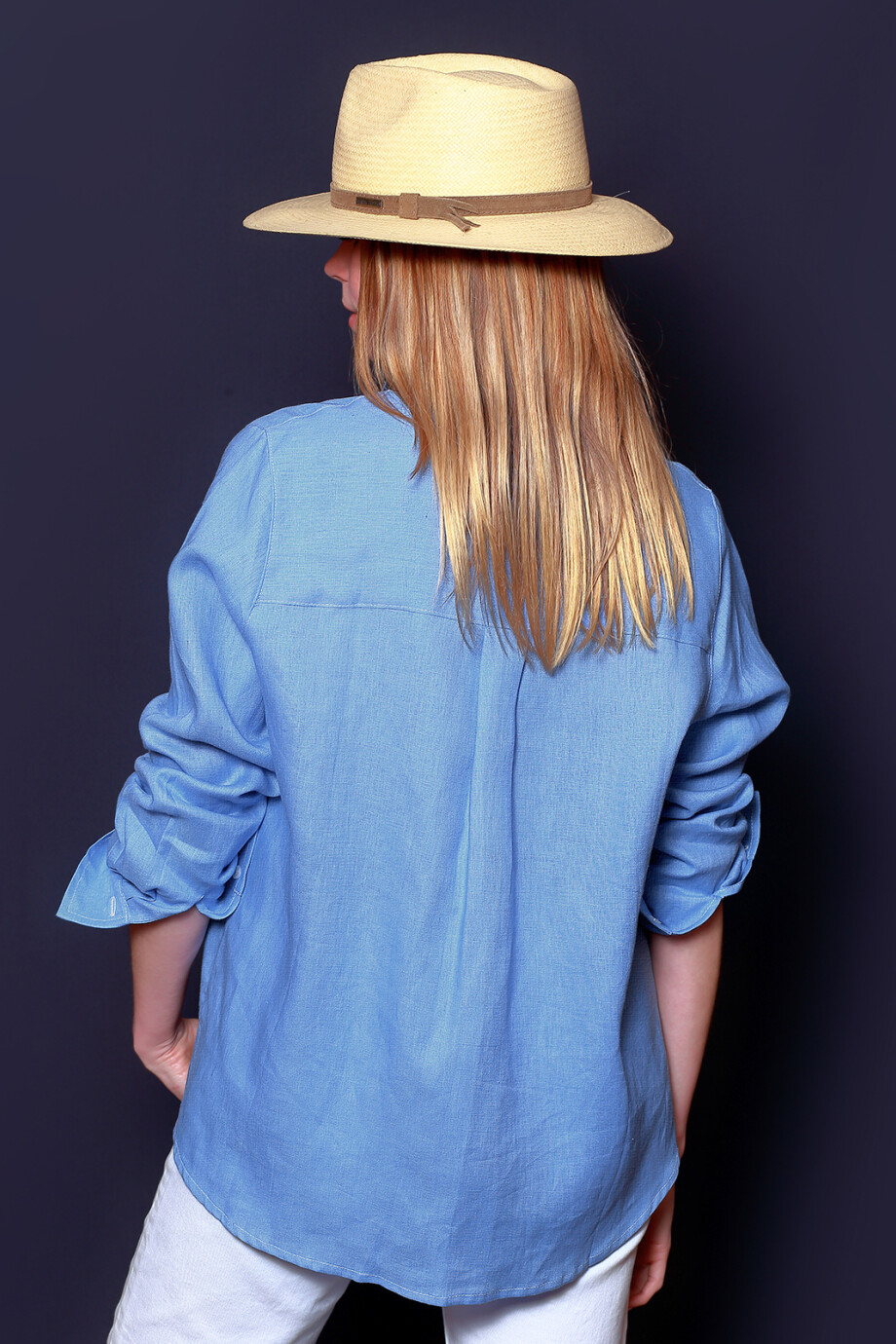 Camisa Suspiro Celeste