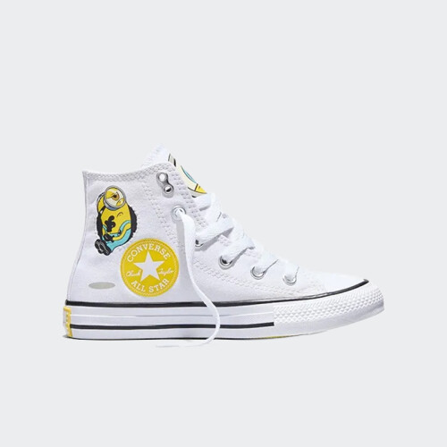 Championes Converse Minions Chuck Taylor All Star Blanco