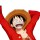 Llavero metal One Piece Luffy