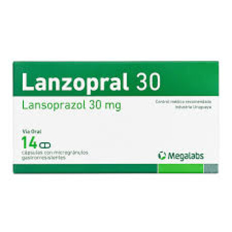 Lanzopral 30 Mg 14 Cápsulas | Protector Gástrico Lanzopral 30 Mg 14 Cápsulas |