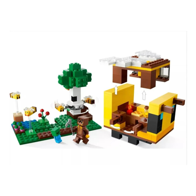 Lego Minecraft El Panal De Abejas + Mesa Crafteo Miel Lego Minecraft El Panal De Abejas + Mesa Crafteo Miel
