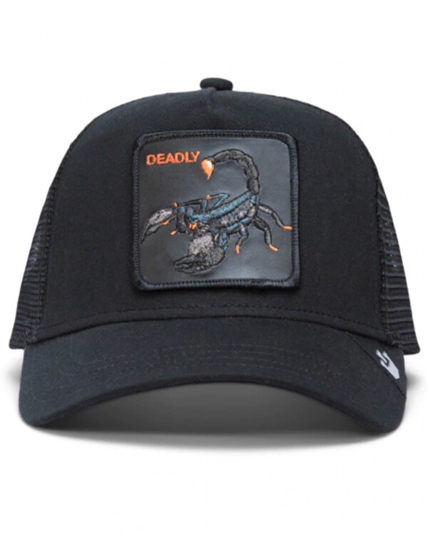 Gorra Goorin Bros Trucker Baseball - The Deadly Scorpion Negro