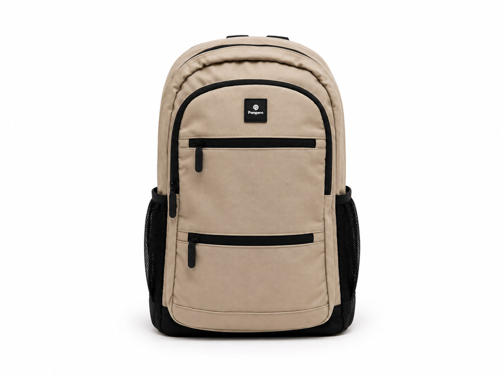 MOCHILA 18 DOBLE CIERRE - Beige 