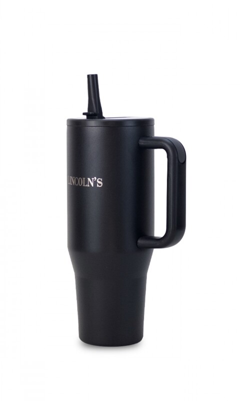 VASO TERMICO DRINKS NEGRO