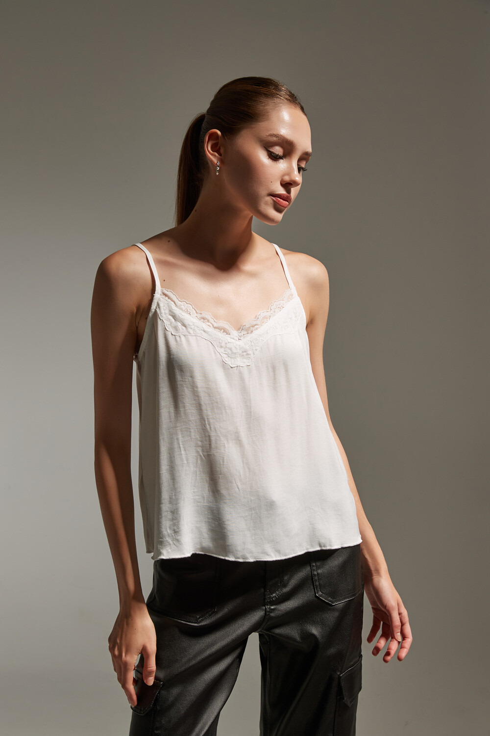 Musculosa Esqueiara Marfil / Off White