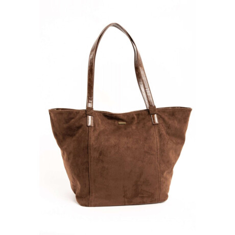 Travel Bag Gamuza Vegana Chocolate