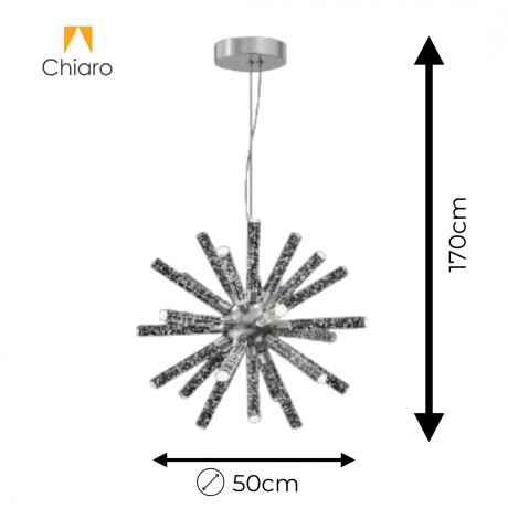 Colgante Led esfera 18 luces 50W Dimerizable Colgante Led esfera 18 luces 50W Dimerizable