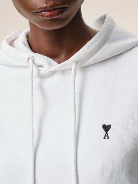 AMI PARIS - Buzo Ami de Cuore Algodón Blanco