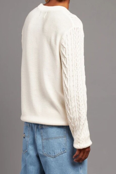 SWEATER LEIVA RUSTY Crema