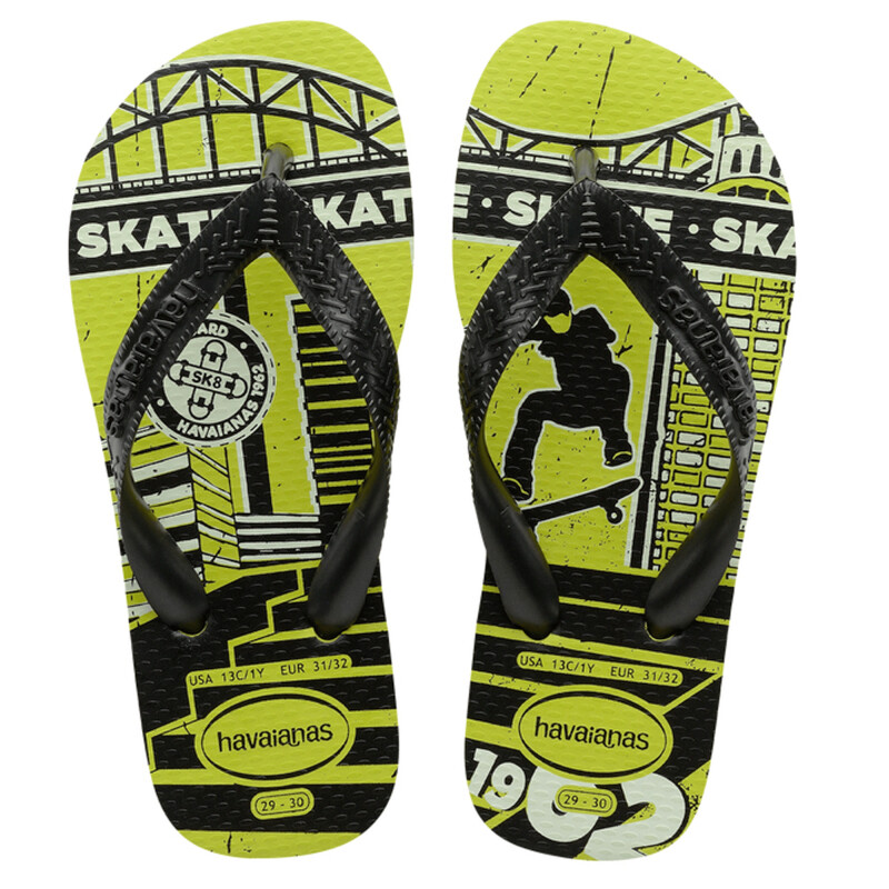 Sandalia de Niños Havaianas Kids Athletic Verde Galáctico