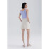 SHORTS FEM CINZA CLARO