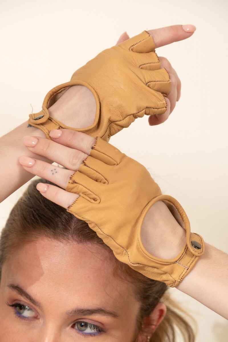 Guantes de Conducir Camel