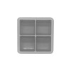Cubetera hielera de silicona 4 cubos Cubetera hielera de silicona 4 cubos