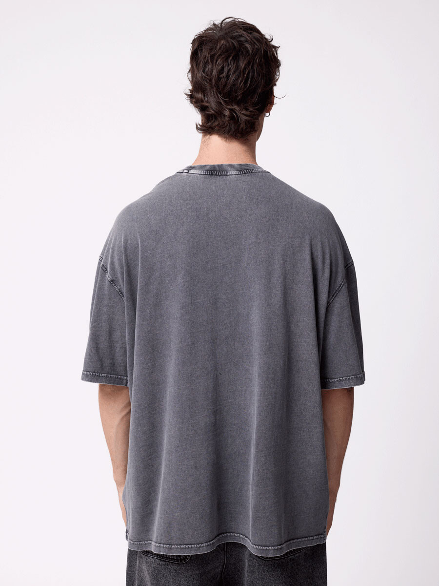 T-SHIRT YAFRE DIXIE Gris Oscuro