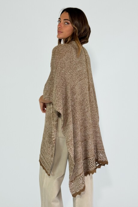 RUANA COSMA Marron