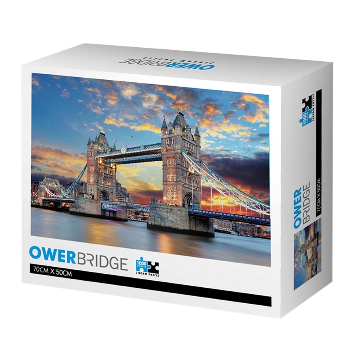 Puzzle Rompecabezas Puente de la Torre 1000 Pz Niños Adultos - Multicolor 