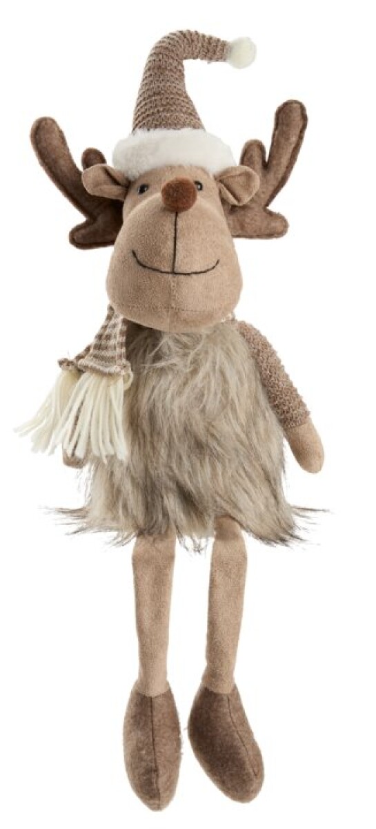 Reno navideño ANGELIT 40 cm marrón 