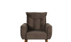 Sofa Sillon Poltrona 1 Cuerpo Dakota - Marrón Sofa Sillon Poltrona 1 Cuerpo Dakota - Marrón