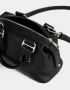 Bowling Noche Cartera Bowling Con Tachas - Negro