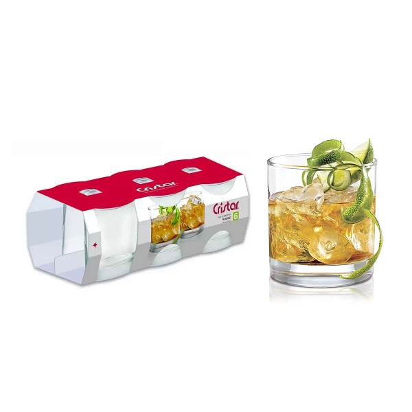 Set vasos Lexington rock x6 CRISTAR Set vasos Lexington rock x6 CRISTAR