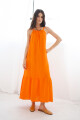 VESTIDO LINO VERACRUZ NARANJA