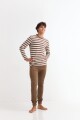 Pijama a rayas KHAKI