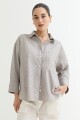 Camisa lisa rustica GRIS