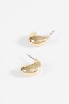 Aros mini gota dorado