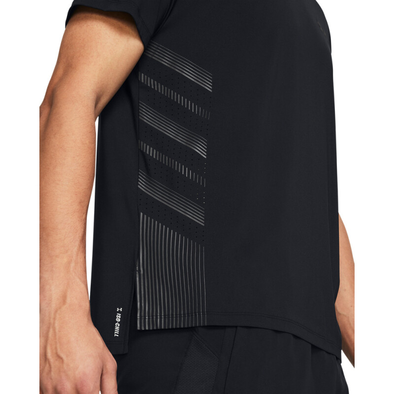 UA LAUNCH ELITE GRAPHIC SS-BLK BLK-004