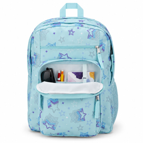 Mochila Escolar Laptop Jansport Big Student Original Urbana Sparkle Stars