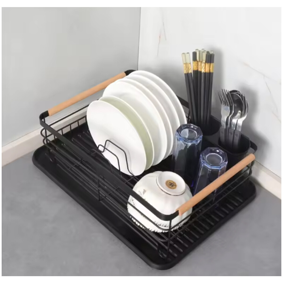 Escurridor Para Platos De Metal Con Asa 