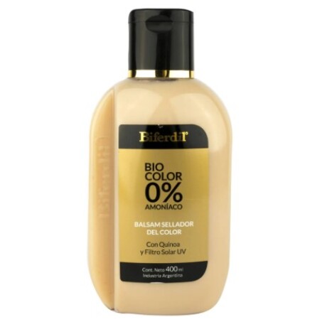 Biferdil Bio Color 0% Amoníaco 400 ml Bálsamo sellador de color