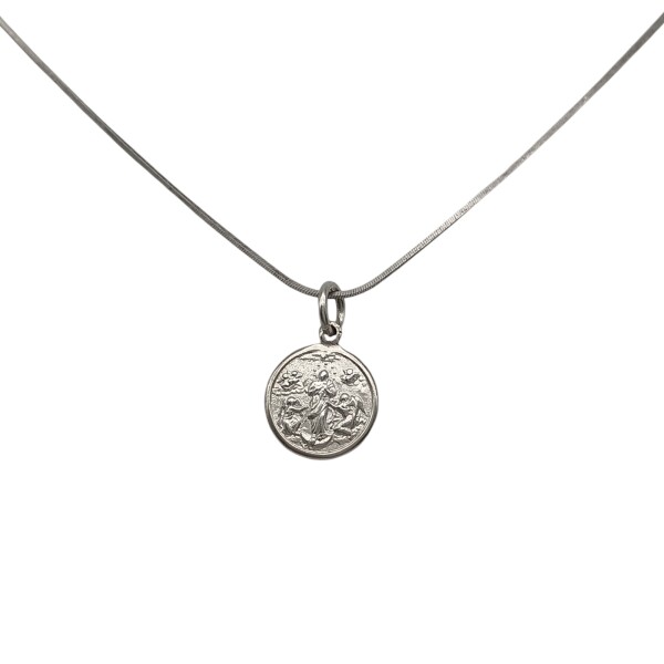 Dije Virgen María-Plata 925-Sin piedra-CP3116 conpiedra