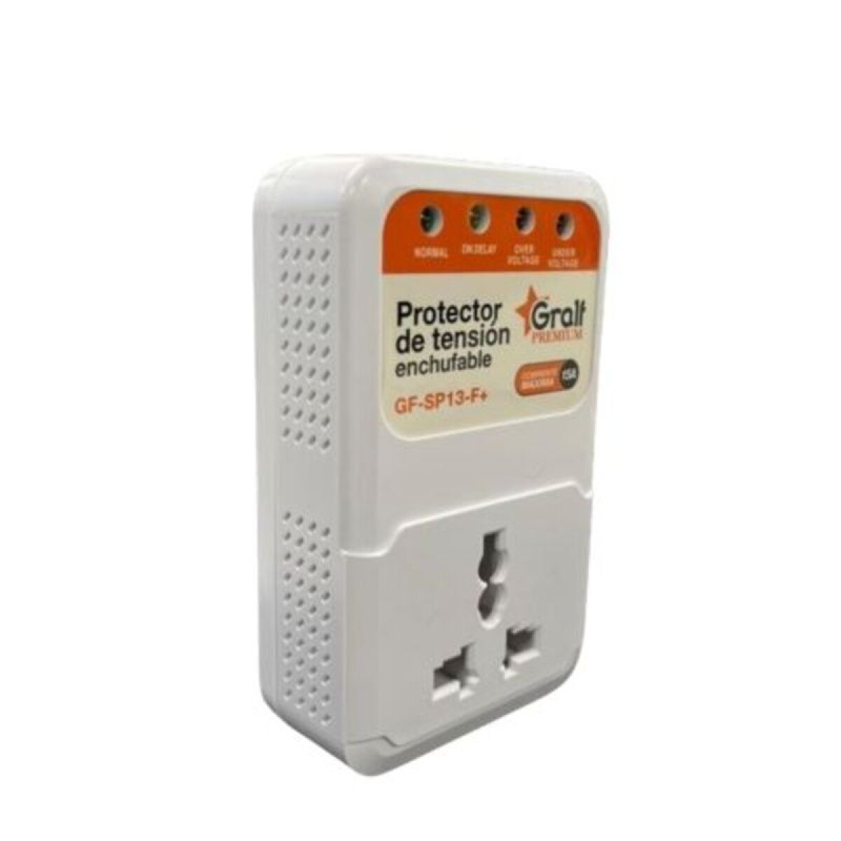 PROTECTOR DE TENSION HASTA 3.300W - 15 AMP. (EUROAM.+T) GRALF 