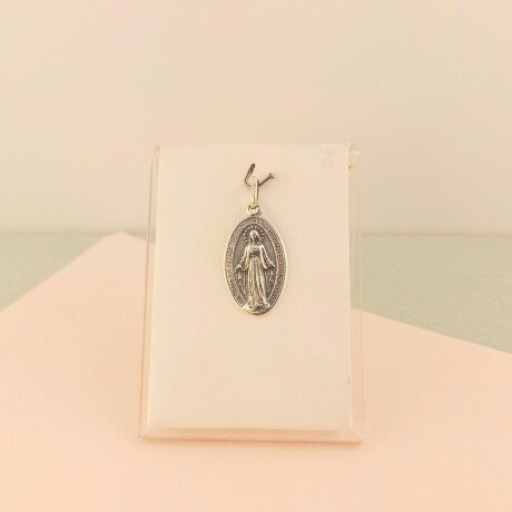 Medalla religiosa de plata 925, MILAGROSA. Medalla religiosa de plata 925, MILAGROSA.