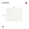 Cortina Roller Blackout Lumax 60 X 160 Cm Colores Blanco
