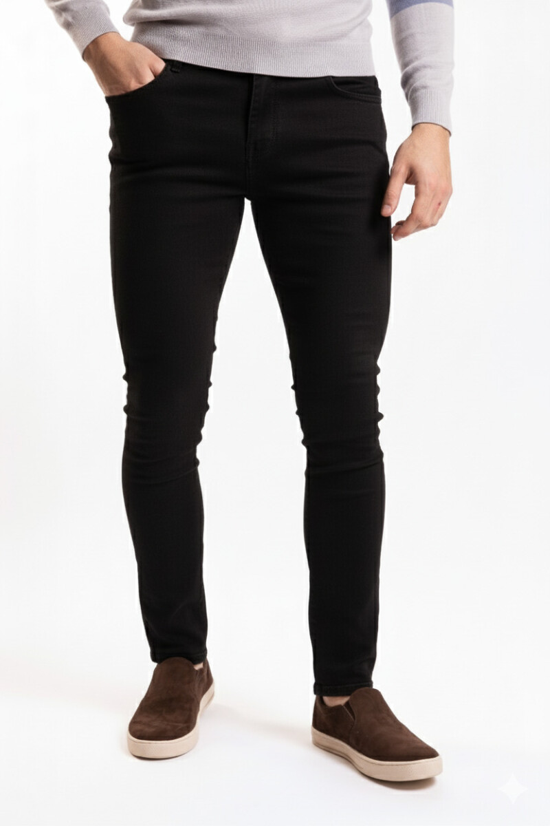 SNAKE JEAN - BLACK 