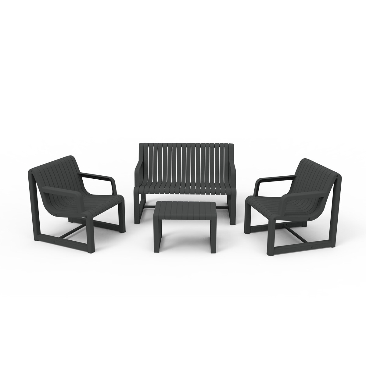Juego De Jardin Zeno Antracita 